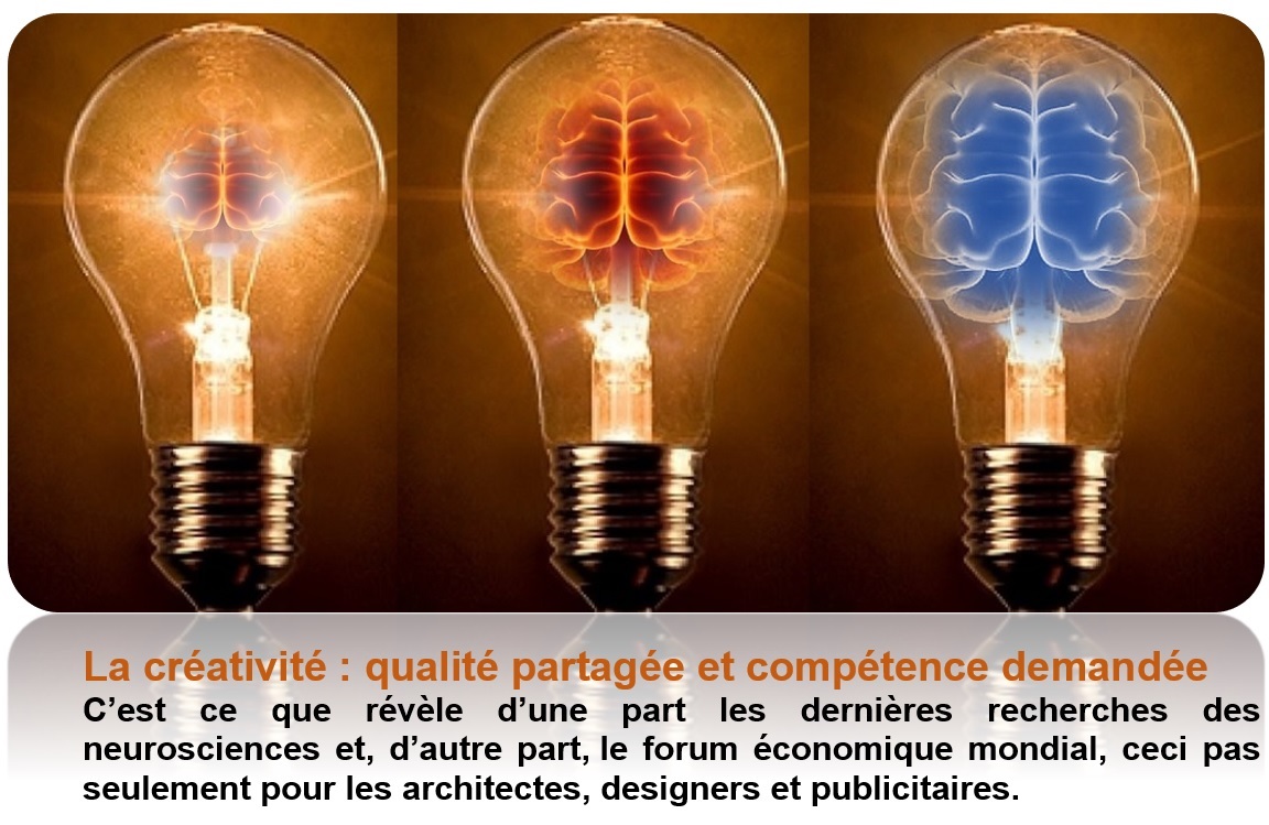 La créativité : qualité partagée et compétence demandée